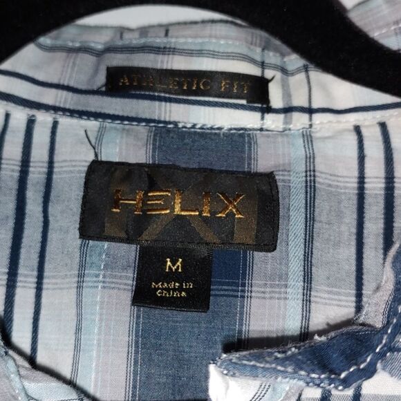 Helix athletic fit button down shirt  Sz M - Picture 4 of 5